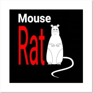 mouse rat Posters and Art